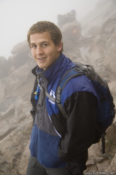 Matt on the Ledges of Longs Peak
