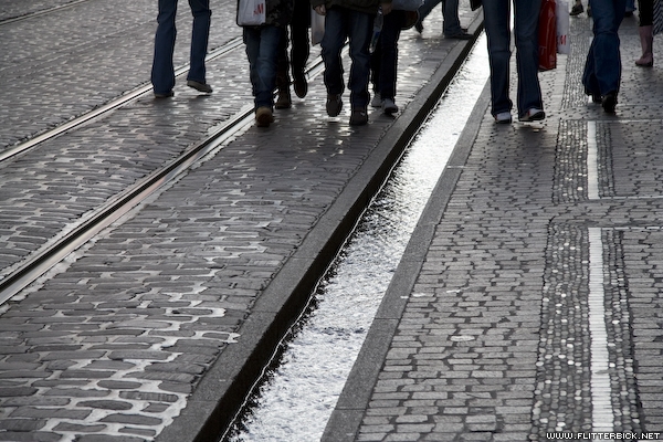 The streets of Freiburg