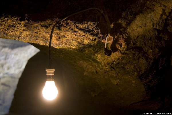 Lightbulb in the Hercules Grotto