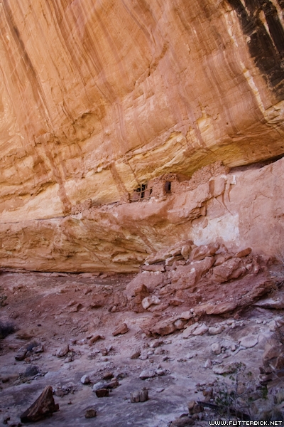 Bannister ruin, an inaccessible cliff dwelling